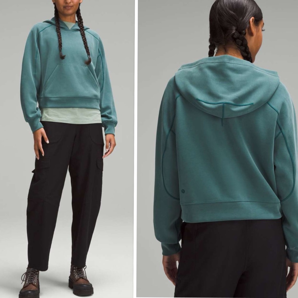 Lululemon Softstreme Hoodie Storm Teal Size 10
